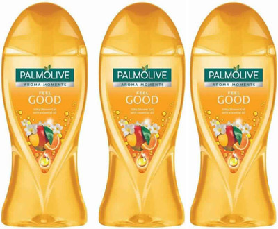 

Palmolive Feel Good Essential Oil Shower Gel (3*250 ml)(750 ml, Pack of 3)