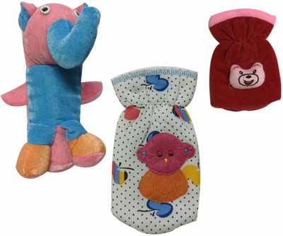 

Cute Collection 3 piece Combo of Feeding Bottle Cover ( &  Size)(Multicolor