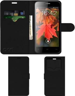 ACM Flip Cover for Lava Xolo Q800(Black, Cases with Holder, Pack of: 1)
