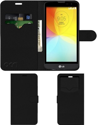 ACM Flip Cover for Lg L Bello D335(Black, Cases with Holder, Pack of: 1)