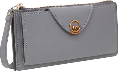 

MINAAR Casual, Formal Grey Clutch