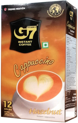 

G7 Cappuccino Hazelnut 3 in 1 Instant Coffee 216 g(Pack of 12, Hazelnut Flavoured)
