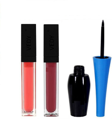 

Vedy Multicolor ipstick with eyeliner in combo(Set of 3)