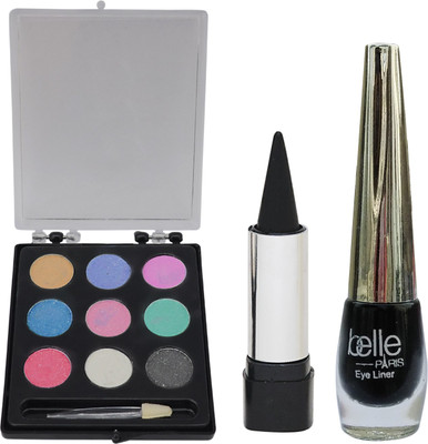 

NutriGlow Set of 1 Eye liner + 1 Kajal + 1 Eye shadow(Set of 4)