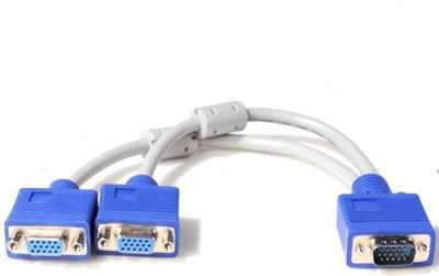 

Maxtree VGA Y Splitter 15 Pin VGA Cable(COMPUTER, LED, TFT, MONITOR, Multicolor)