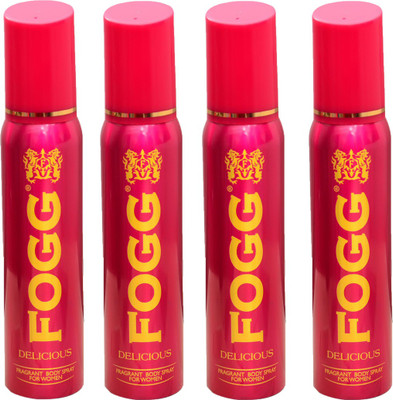 

Fogg DELICIOUS DEODORANT 120 ML Deodorant Spray - For Men & Women(120 ml, Pack of 4)
