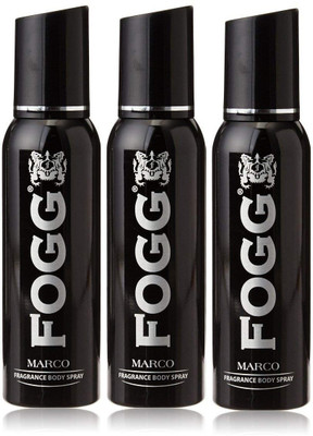 

Fogg marco black Body Spray - For Men(120 ml, Pack of 3)