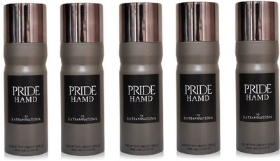 

HAMD PRIDE Pack of 5 Deodorant Spray - For Men & Women(1000 ml, Pack of 5)