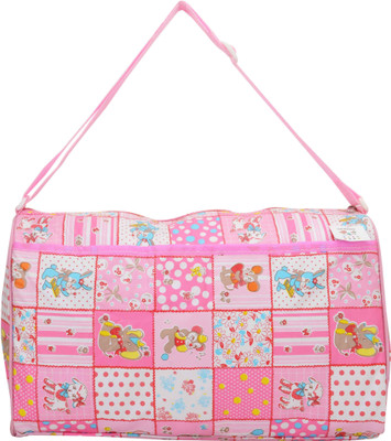 

Indi Bargain Kids Care Bag, Diaper Bag, Mamas Bag, Baby Carrier Bag, Travelling Bag Multipurpose Multipocket Bag(Pink)