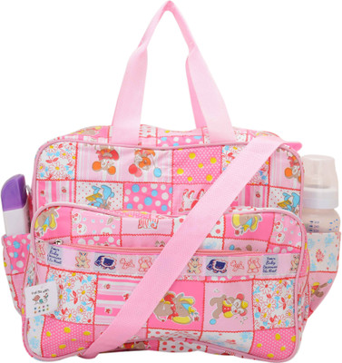 

Indi Bargain Travelling Bag, Kids Care Bag, Diaper Bag, Mamas Bag, Baby Carrier Bag Multipurpose Multipocket Bag(Pink)