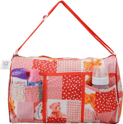 

Indi Bargain Kids Care Bag, Diaper Bag, Mamas Bag, Baby Carrier Bag, Travelling Bag Multipurpose Multipocket Bag(Red)
