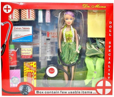 

skyler Activewear For Dr.Barbie Doll set (Multicolor) Doll(Multicolor)