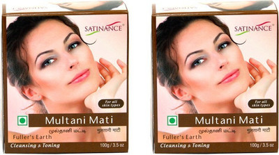 

Satinance Multani Mati (Fullers Earth) - Pack of 2(100 g)