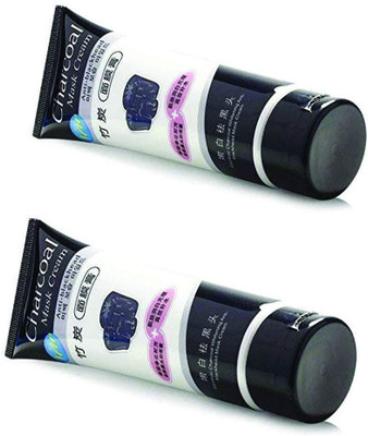 

Fasteck Best Quality Activated Charcoal Peel Off face Mask, Blackhead Remover, Purifying Peel-off Mask with Activated Charcoal, Deep Pore Cleanse for Face Charcoal Anti-Blackhead Suction Mask Cream(130Gram x 2 Pack) charcoal mask for Men & women (Pack of 