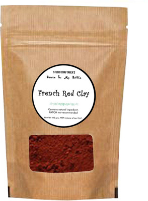 

Genie In My Bottle 100Gms Pure Cosmetic Grade French Red Clay(100 g)