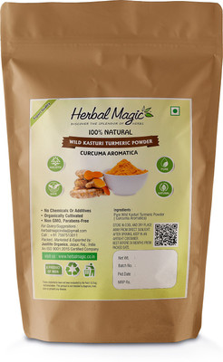 

herbal magic Wild Kasturi Turmeric Powder(100 g)