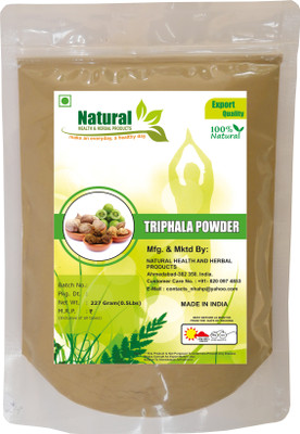 

Natural Health and Herbal Products 100% Natural Triphala (AMLA, HARAD, BAHEDA) Powder(227 g)