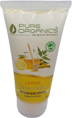 

Pure Organics Lemon Face Wash (Anti Acne & Oil Control) 50 ML for Men & Women Face Wash(50 ml)