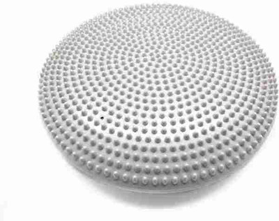 

FITGURU Inflated Stability Balance Cushion Pad(Grey)For Exercise&Fitness Use in Home&Gym. Wobble Board Fitness Balance Board(Grey)