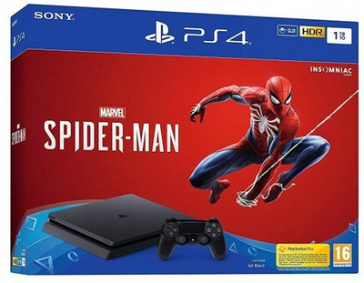 

Sony PlayStation 4 1 TB GB with Marvel Spider Man(Black)