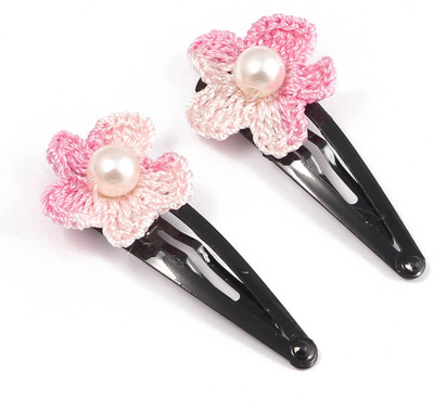 AANJNEY CROCHET TIC-TAC PINS. Tic Tac Clip(Pink)