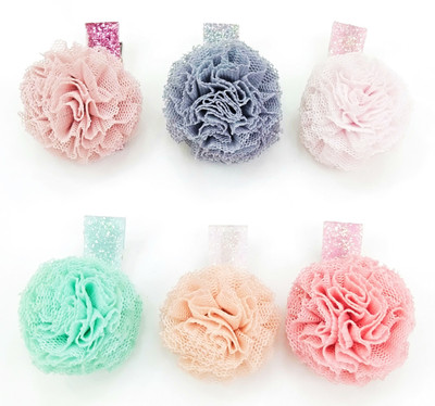 

Fairytale Beautiful Pom-pom Mini Alligator Hair Clip Hair Pin For Kids And Girls.6 Pcs Multi-Colour Set Hair Pin, Hair Clip, Tic Tac Clip(Multicolor)