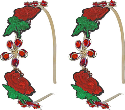 

Confidence Flower Hair Band Hair Band(Red)