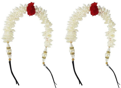 

INAAYA Imported Quality Hair Gajra (Veni) Hair Accessory Set(Multicolor)