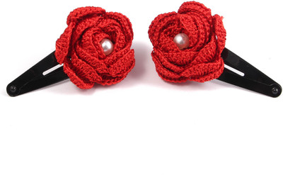 

AANJNEY CROCHET TIC-TAC PIN. Tic Tac Clip(Red)
