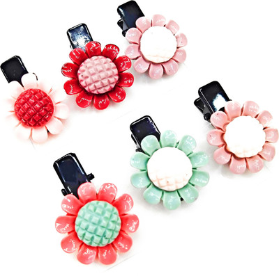 

Fairytale cute Ceramic Flower Mini Alligator Hair Clip Hair Pin For Kids/Girls. Size 2.5 cm. 6 Pcs St Hair Pin, Hair Clip, Tic Tac Clip(Multicolor)