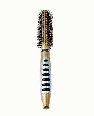 

ClueSteps Soft, Smooth & Stylish Look Round Hair Comb or Hair Brush (Hair Brush for Unisex) Brown in color