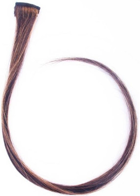 

BOXO Straight Single Clip In Remy Highlighter Extension For Women, Multi Brown Hair Extension
