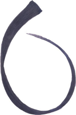 

BOXO Human Streak / Highlighter Single Clip In Remy Highlighter Extension, Black Hair Extension