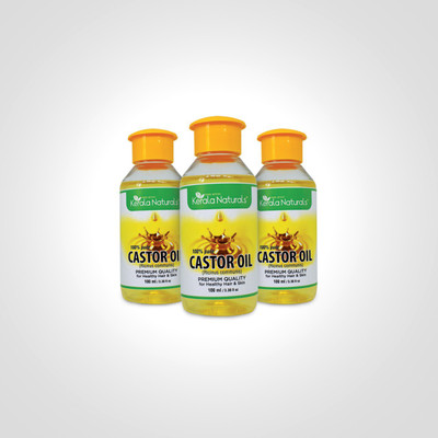 

Kerala Naturals 100% Pure Castor Oil (300 ml) Hair Oil(300 ml)