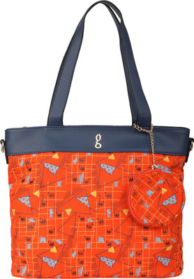 

Global Desi Tote(Orange)