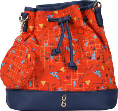 

Global Desi Tote(Orange)