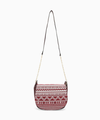 Global Desi Sling Bag(Red)