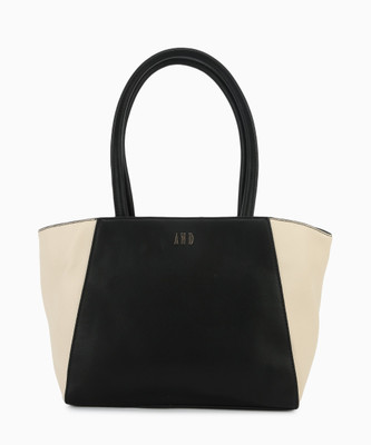 AND Satchel(Black, Beige), Beige;black