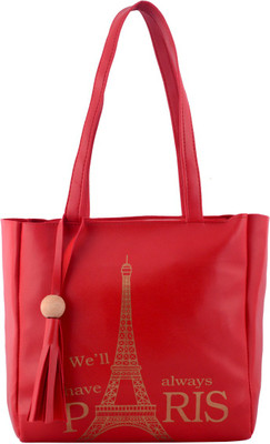 

VARSHA FASHION ACCESSORIES Hand-held Bag(Red)