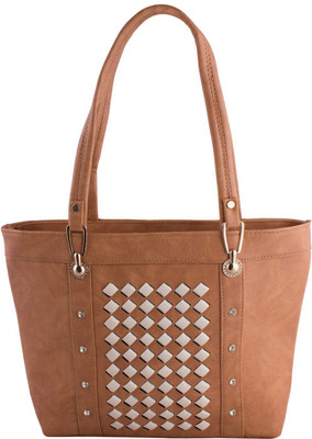 

THE TAN CLAN Hand-held Bag(Brown)