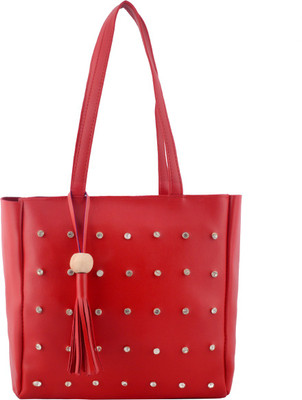 

VARSHA FASHION ACCESSORIES Hand-held Bag(Red)