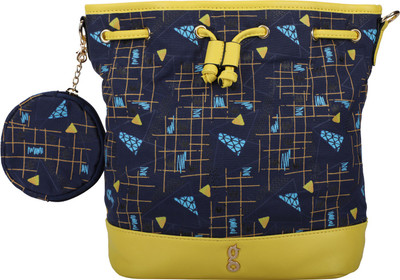 

Global Desi Tote(Blue)