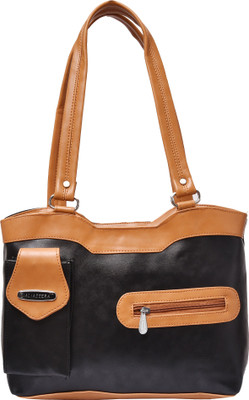 

Al Jazeera Shoulder Bag(Black, Tan)