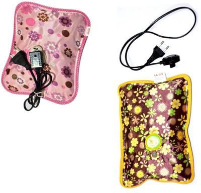

CRETO T -503 Combo Pack of Electric Cordless Heating Pad for Joint and Muscle Electric 1 L Hot Water Bag(Multicolor)