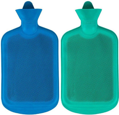 

FUTUREWIZARD Pain Relief Hot water bottle DUAL pack NON -ELECTRIC rubber hot water bag 1 L Hot Water Bag (Multicolor) NON ELECTRIC WATER BAG 1 L Hot Water Bag(Multicolor)