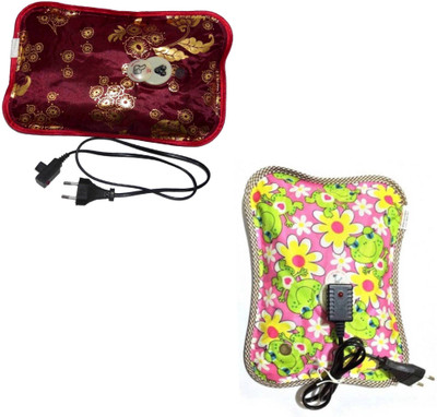 

CRETO Premium T -07 Combo Pack of Pain Relief Electric 1 L Hot Water Bag(Multicolor)