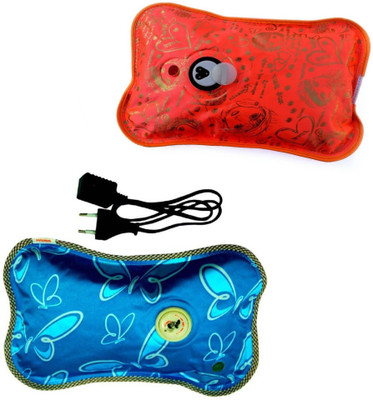 

CRETO T -009 Combo Pack of Cordless Rechargeable Electric 1 L Hot Water Bag(Multicolor)