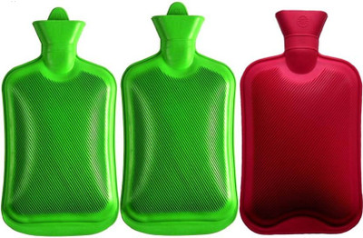 

FUTUREWIZARD Premium Plus Non Electric Hot Water Bag Pack of 3 rubber hot water bag 1 L Hot Water Bag (Multicolor) NON ELECTRIC WATER BAG 1 L Hot Water Bag(Multicolor)