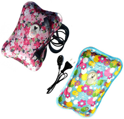 

CRETO Best Quality T -09 Combo Pack of Electric 1 L Hot Water Bag(Multicolor)