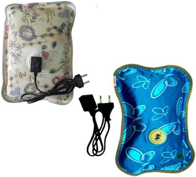 

CRETO T -505 Electric Cordless Heating Gel Pad for Joint and Muscle Pain Combo Pack of Electric 1 L Hot Water Bag(Multicolor)